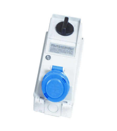 Wandmontierte Steckdose - 220 V, 16 A, IP 55 | GR31006 - GEROS - Einbau / IP55 / CEE