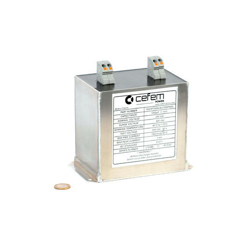 Traktions-Kondensator - Cefem Group - metallisierte Polypropylenfolie / verkapselt / Modul