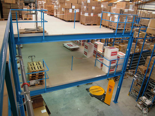 Stahlbaubühne für Regal - OHRA Regalanlagen - auf Palettenregal / für Regale / für Industrieboden