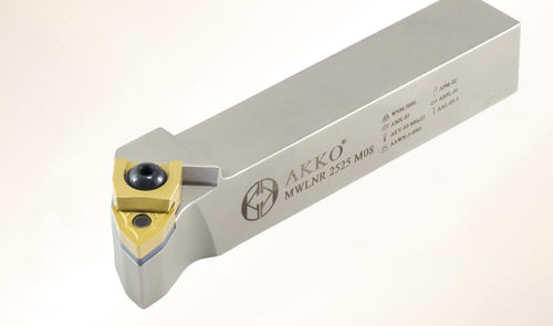 ISO-Werkzeughalter - MWLN series - AKKO CUTTING TOOLS - mit Stellschraube / für Bearbeitung / für Außendrehen