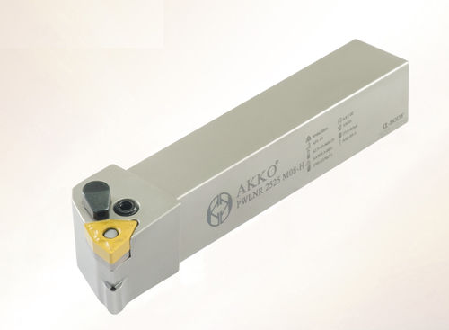 ISO-Werkzeughalter - PWLN series - AKKO CUTTING TOOLS - mit Stellschraube / für Bearbeitung / für Außendrehen