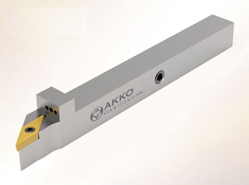 ISO-Werkzeughalter - SVJC series - AKKO CUTTING TOOLS - mit Stellschraube / für Bearbeitung / für Außendrehen