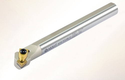 ISO-Werkzeughalter - TCLN series - AKKO CUTTING TOOLS - mit Stellschraube / für Innendrehen