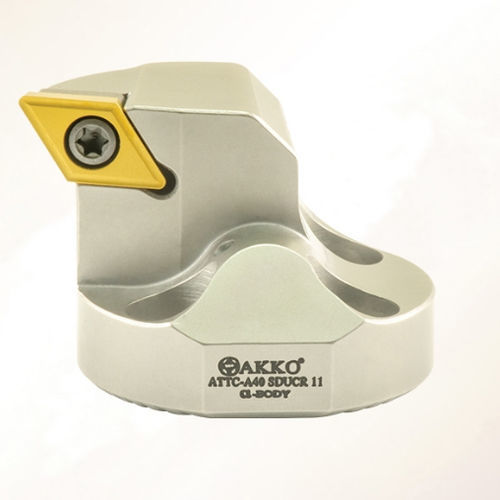 ISO-Werkzeughalter - SDUC series - AKKO CUTTING TOOLS - mit Stellschraube / für Bearbeitung / Schwingungsdämpfung