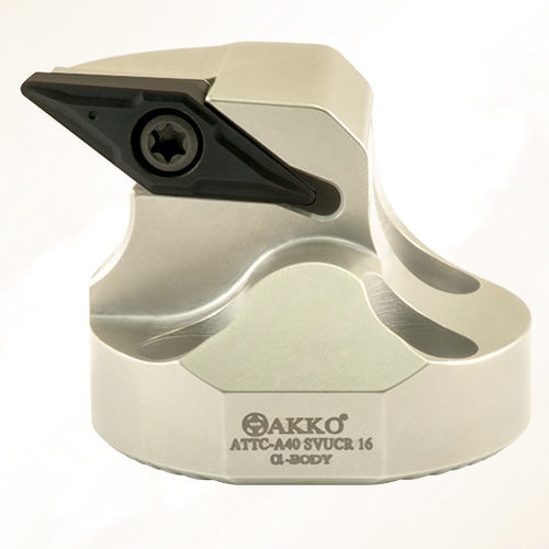 ISO-Werkzeughalter - SVUC series - AKKO CUTTING TOOLS - mit Stellschraube / für Bearbeitung / Schwingungsdämpfung