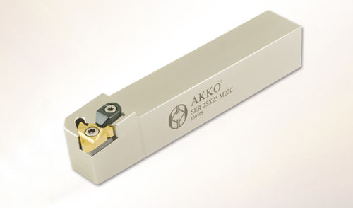 ISO-Werkzeugspannfutter - SE series - AKKO CUTTING TOOLS - mit Stellschraube / Gewindeschneid / für Außendrehen
