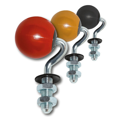 Rolle für Materialumschlag - OF series - Omnitrack - drehbar / Gewindeschaft / für Hochtemperatur-Anwendungen