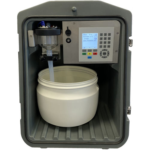 Probennehmer für Flüssigkeiten - AQUACOMPACT - AQUALABO - mit Vakuumpumpe / tragbar / autonom
