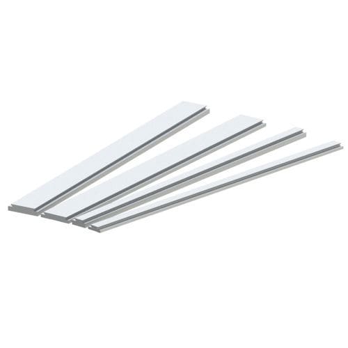 Aluminiumprofil - AP-5025 series - MONTECH - flach / für Bauanwendungen / Montage