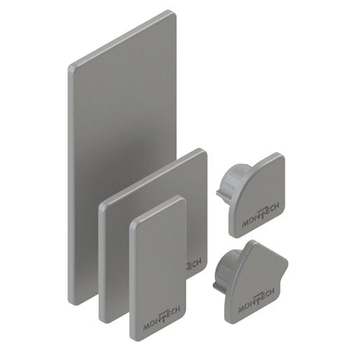 Endkappe für Profile - AK-5025 - gray series - MONTECH - Press-Fit / rechteckig / quadratisch