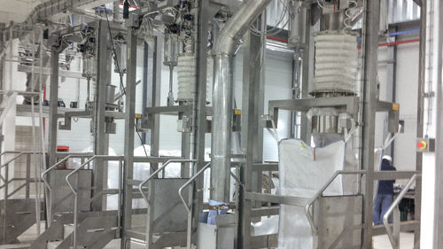 Big-Bag-Befüllstation / mit Handschuhbox - M502 - NTE PROCESS - Granulat / Pulver / halbautomatisch
