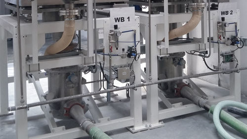 Pneumatische Förderanlage / für IBC-Container - Minijet TiO2 M504 - NTE PROCESS - für Filter / für Trichter / für Silo