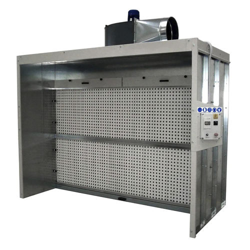 Offene Pulverbeschichtungskabine - ZINCO SEC SMART - GGE srl - Trockenfilter / Zyklon / automatisch