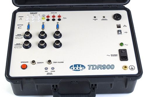Prüfgerät / elektrischer Widerstand -  100 µs, ± 25 A | TDR900 - Doble Engineering - automatisch / für Überlastschalter