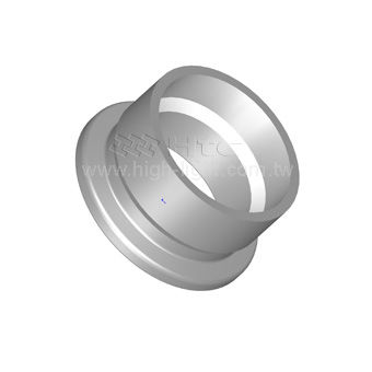 Vakuumflansch - KF series - Highlight Technology Corp. - Edelstahl / Vorschweiß