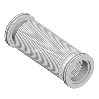 Edelstahlschlauch - ISO-FX series - Highlight Technology Corp. - Vakuum / Flansch / Well