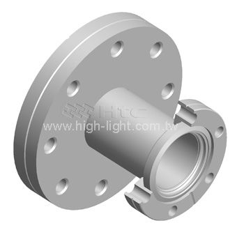 Reduzier-Hydraulikadapter - CF-RA-R series - Highlight Technology Corp. - Flansch / Edelstahl