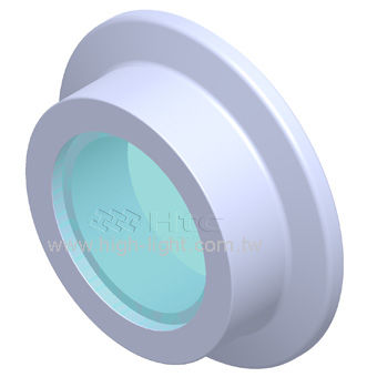 Edelstahl-Schauglas - KVP / CVP series - Highlight Technology Corp. - Vakuum / Flansch