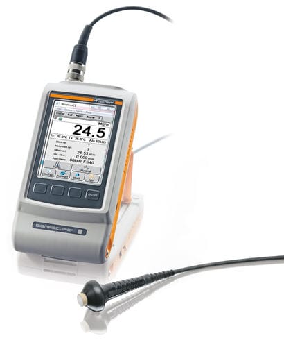 Tragbares Leitfähigkeitsmessgerät - SIGMASCOPE® SMP350 - HELMUT FISCHER GMBH - INSTITUT FÜR ELEKTRONIK UND - für Nichteisenmetalle
