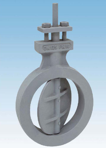 Absperrklappe - DN 50 - 500, PN 16, max. 1 000 °C | GD, GDH series - ECONEX S.R.L. - hydraulisch gesteuert / Stell / für Gas