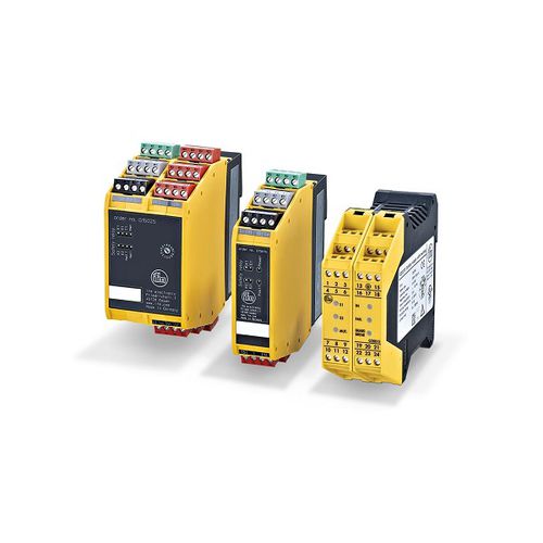 Sicherheitsrelais für Zweihandsteuerung - G1502S, G1502S, G1503S - ifm electronic - für Sicherheitsschalter / EN 574 / für DIN-Schiene
