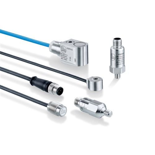 Beschleunigungsmesser für Maschinen-Zustandsüberwachung - VSA, VSP, VNA series - ifm electronic - 1-Achs / piezoelektrisch / kapazitiv