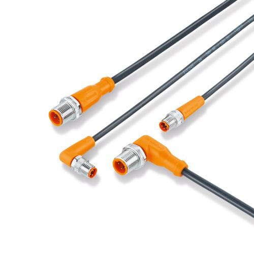 Steckverbinder mit Kabel - ifm electronic - Daten / gerade Ausführung / Winkel