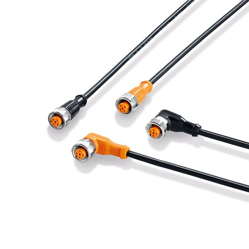 Steckdose-Steckverbinder - ifm electronic - Daten / gerade Ausführung / Winkel