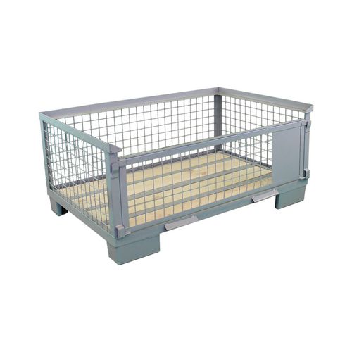 Holzpalettenbox - VGH0500002 - Schneider - Stahl / Lager / Industrie