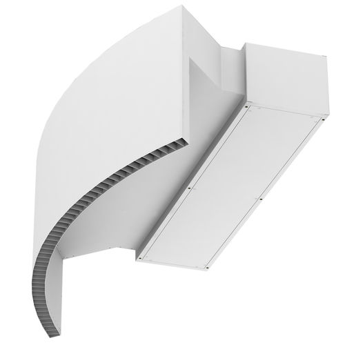 Horizontaler Luftschleier - Rotowind - AIRTÈCNICS - für Drehtüren / mit Elektroheizung / mit Wasserheizung