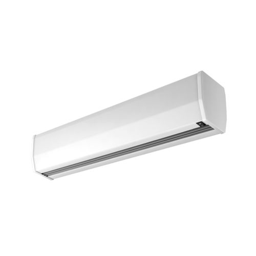 Horizontaler Luftschleier - Minibel - AIRTÈCNICS - mit Elektroheizung / Niederdruck / geräuscharm