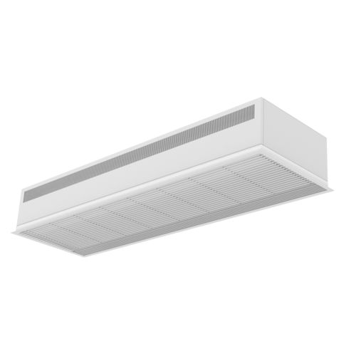 Horizontaler Luftschleier - Recessed Dam - AIRTÈCNICS - einbaufähig / für Industrietüren / mit Elektroheizung