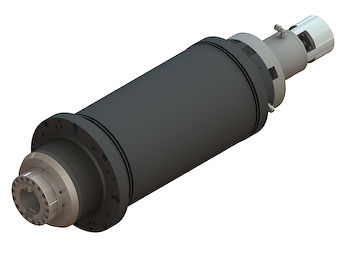Dreh-Motorspindel - ECR 24 - VEM - mit hydraulischem Antrieb / für Granit / für Marmor