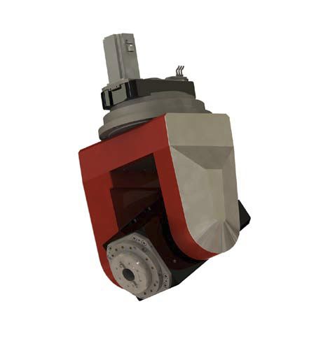 2-Achsen-Bearbeitungskopf - 12 KW, max. 12 000 rpm | TO 16 - VEM - mit variablem Winkel
