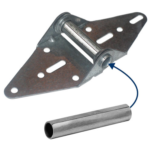 Abstandhalter für Garagentorscharnier - SPIROL - galvanisiertem Stahl / Hülsen