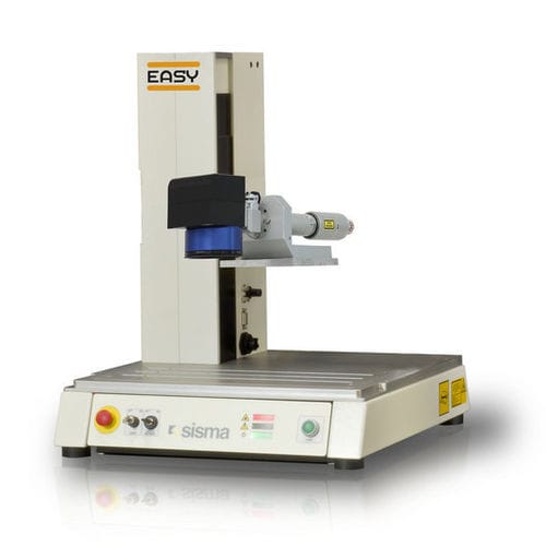 Faserlaser-Markiermaschine - EASY Open - SISMA SPA - Tisch / kompakt / für Industrieanwendungen