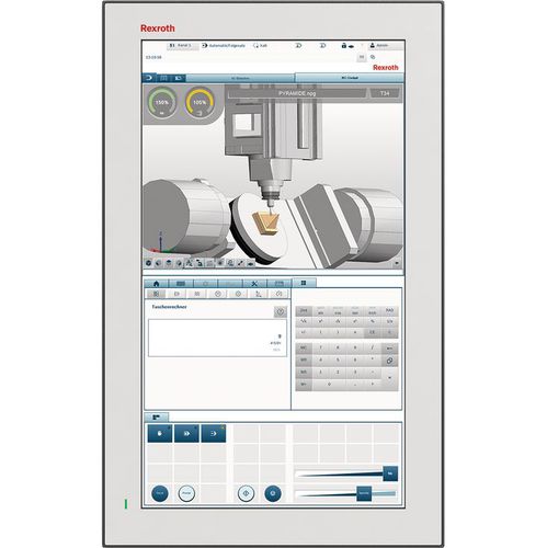Multi-Touch-Screen-HMI - DR series - Bosch Rexroth - Electric Drives and Controls - einbaufähig / 1366 x 768 / 1920 x 1080