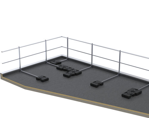 Selbsttragendes Schutzgeländer - SECURILISSE® evo GCE-PL 2019 - SOMAIN SECURITE - Aluminium