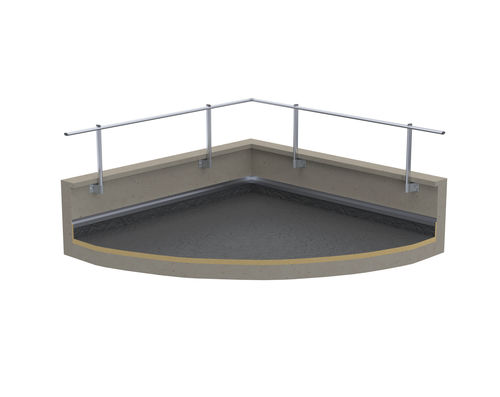 Aluminium-Schutzgeländer - SECURILISSE® evo GCE-AD - SOMAIN SECURITE