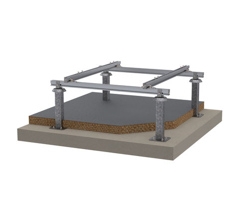 Bodenstehende Halterung - SECURICLIM® - SOMAIN SECURITE - für Klimaanlage / Aluminium / Stahl