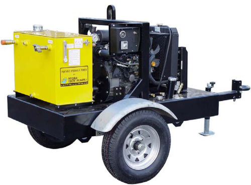 Dieselbetriebenes Hydraulikaggregat - HT25DYS - Hydra-Tech Pumps - für mobile Arbeitsmaschinen / für Motoren / auf Reifen