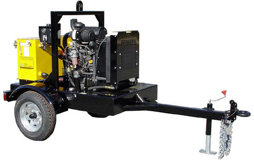 Dieselbetriebenes Hydraulikaggregat - HT35DYS - Hydra-Tech Pumps - für mobile Arbeitsmaschinen / tragbar
