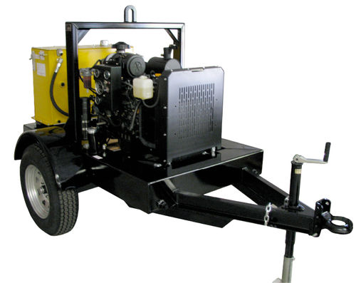 Dieselbetriebenes Hydraulikaggregat - HT50DYS - Hydra-Tech Pumps - für mobile Arbeitsmaschinen / auf Reifen