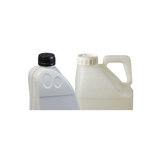HDPE-Flasche - Mauser Packaging solutions - mit Stöpsel