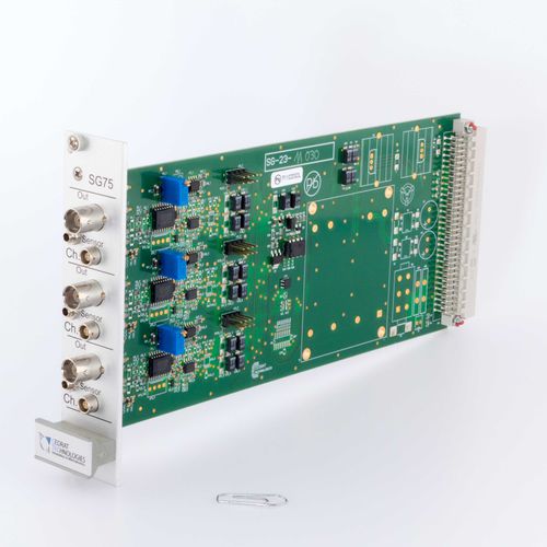 Signalverarbeitungskarte für Dehnungsmessstreifen - SG-75 - CEDRAT TECHNOLOGIES