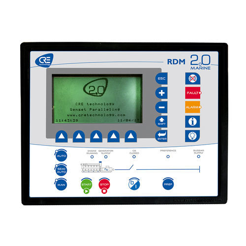 Steuerung-HMI - RDM 2.0 MARINE - CRE TECHNOLOGY - mit Tastatur / einbaufähig / LCD