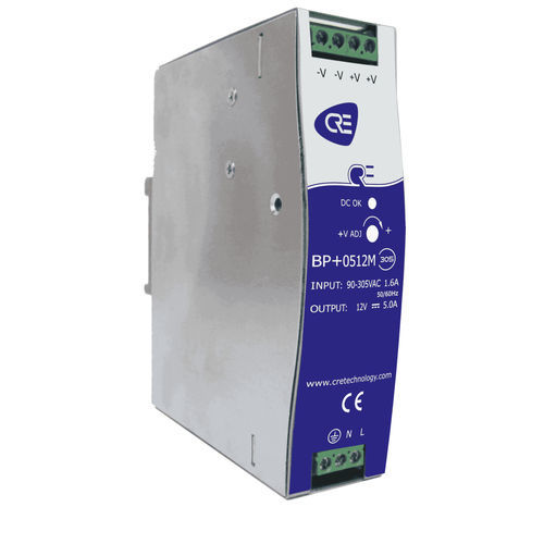 Batterieladegerät für Stromaggregate - BP+0512M-305 - CRE TECHNOLOGY - für Motorpumpe / auf DIN-Schiene / Blei