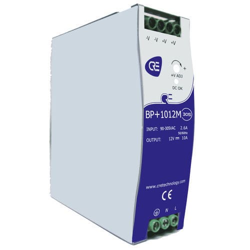 Batterieladegerät für Stromaggregate - BP+1012M-305 - CRE TECHNOLOGY - für Motorpumpe / auf DIN-Schiene / Blei