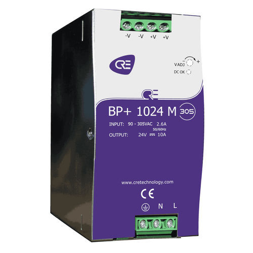 Batterieladegerät für Stromaggregate - BP+1024M-305 - CRE TECHNOLOGY - für Motorpumpe / auf DIN-Schiene / Blei