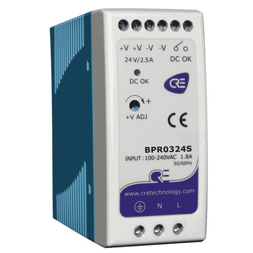 Batterieladegerät für Stromaggregate - BPR0324S - CRE TECHNOLOGY - für Motorpumpe / auf DIN-Schiene / Blei